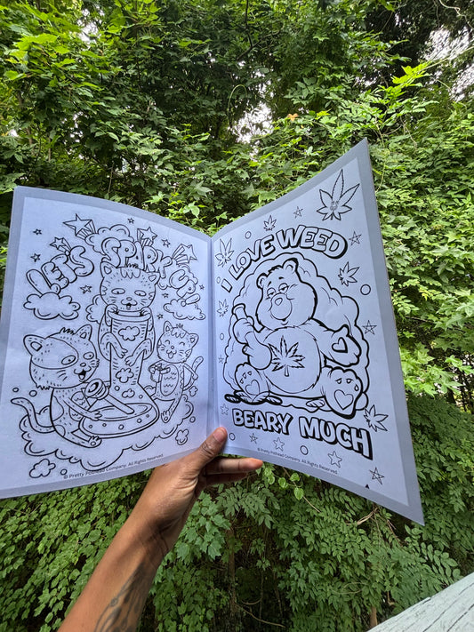 Pretty Pothead Coloring Book