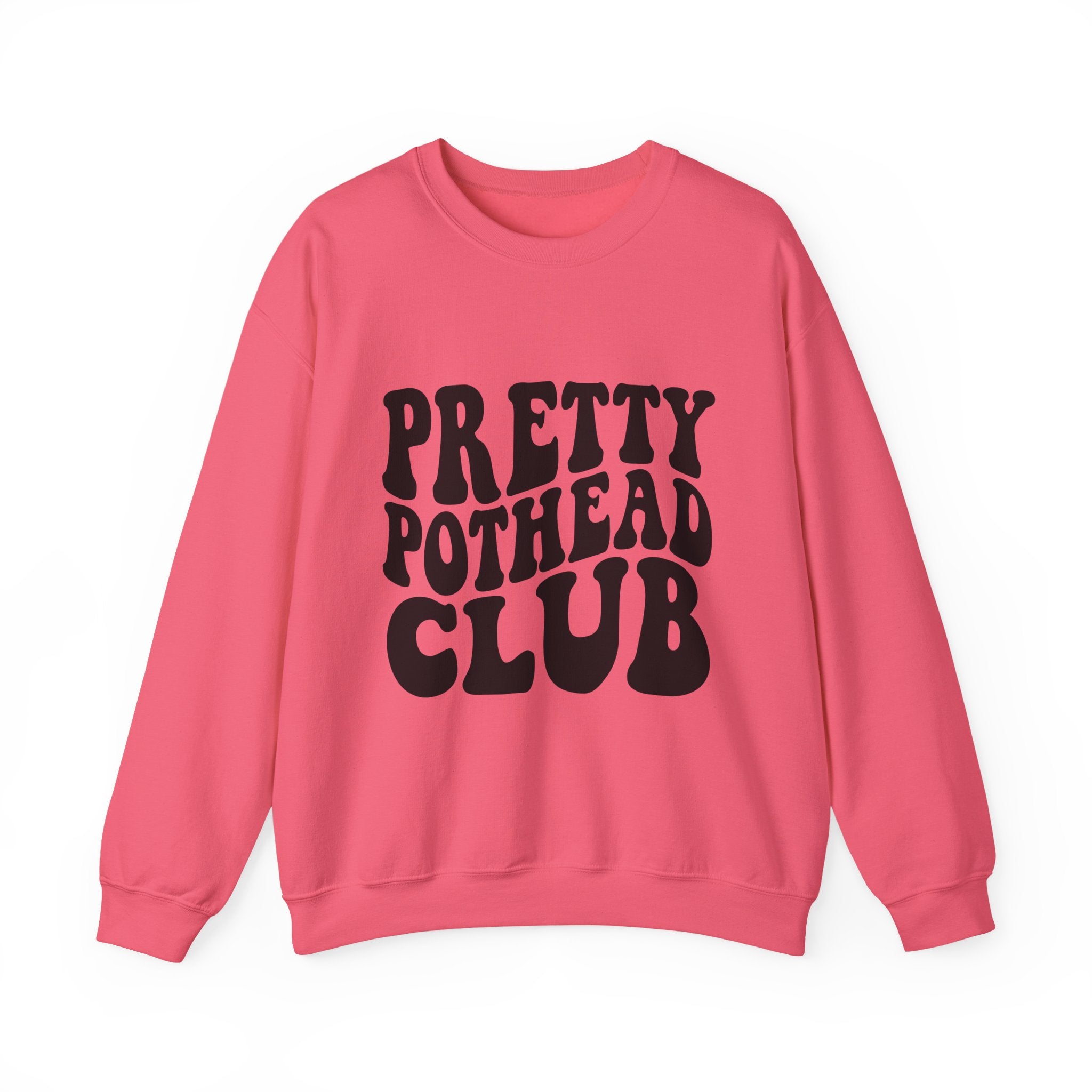 Pretty Pothead Club Crewneck Sweatshirt - Unisex Heavy Blend Crewneck