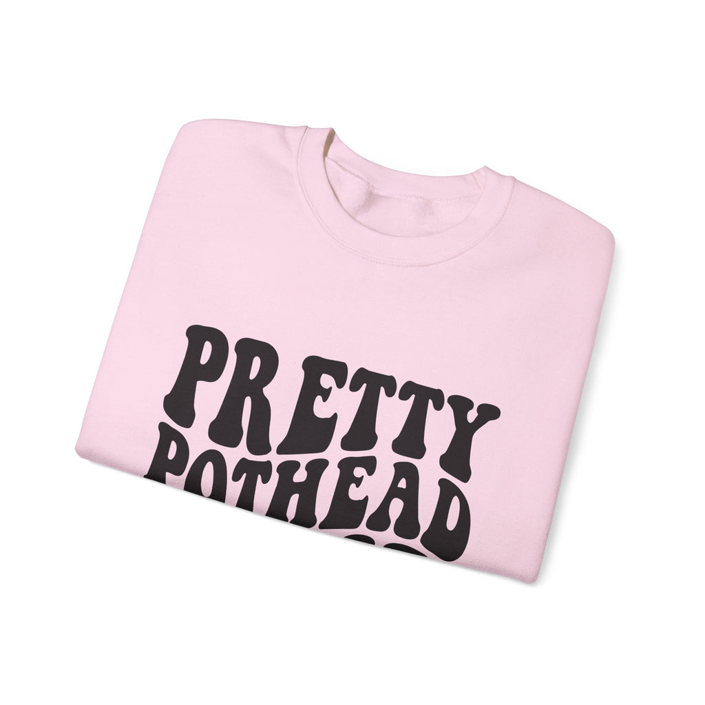 Pretty Pothead Club Crewneck Sweatshirt - Unisex Heavy Blend Crewneck