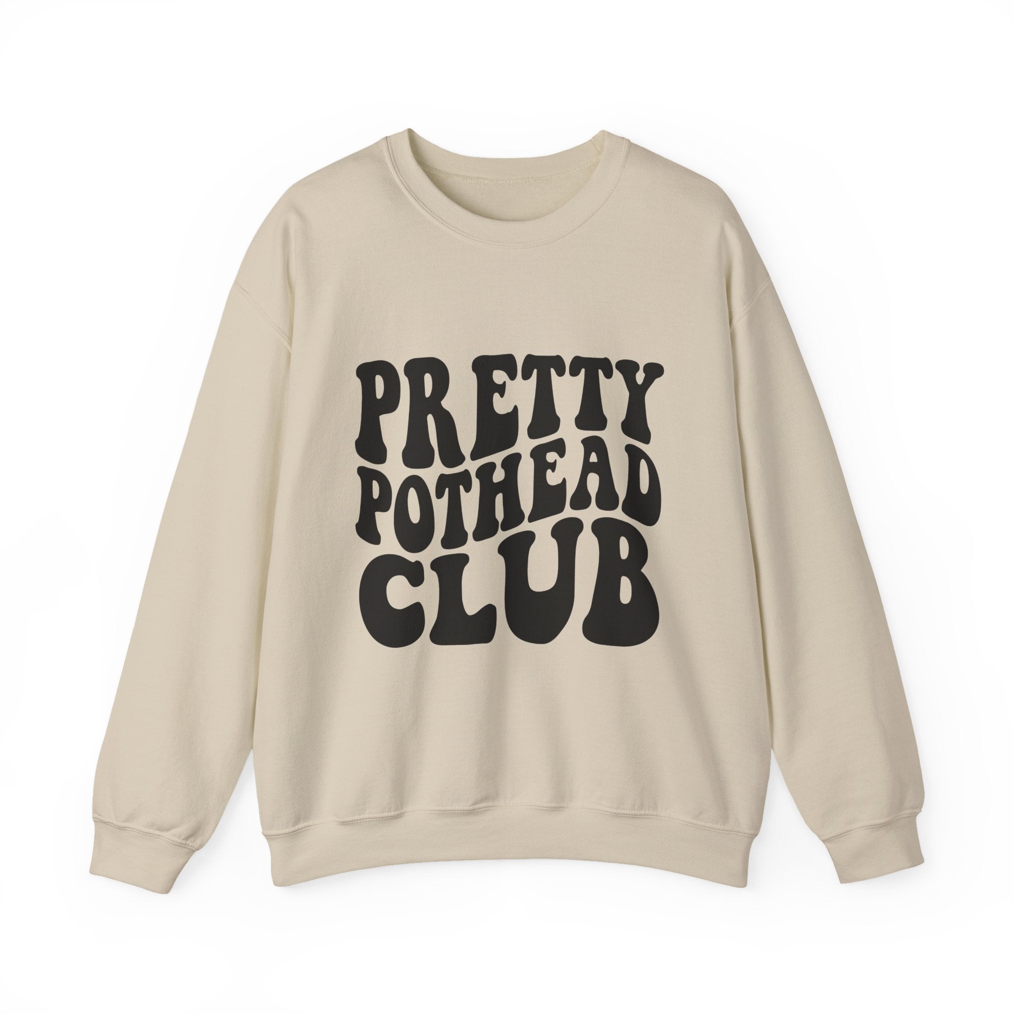 Pretty Pothead Club Crewneck Sweatshirt - Unisex Heavy Blend Crewneck
