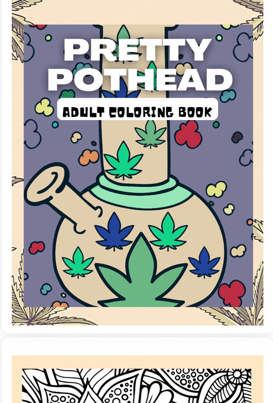 Digital Copy of Pretty Pothead Coloring Book
