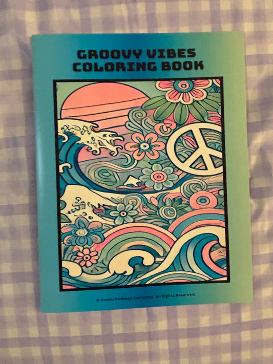 Groovy Vibes Coloring book